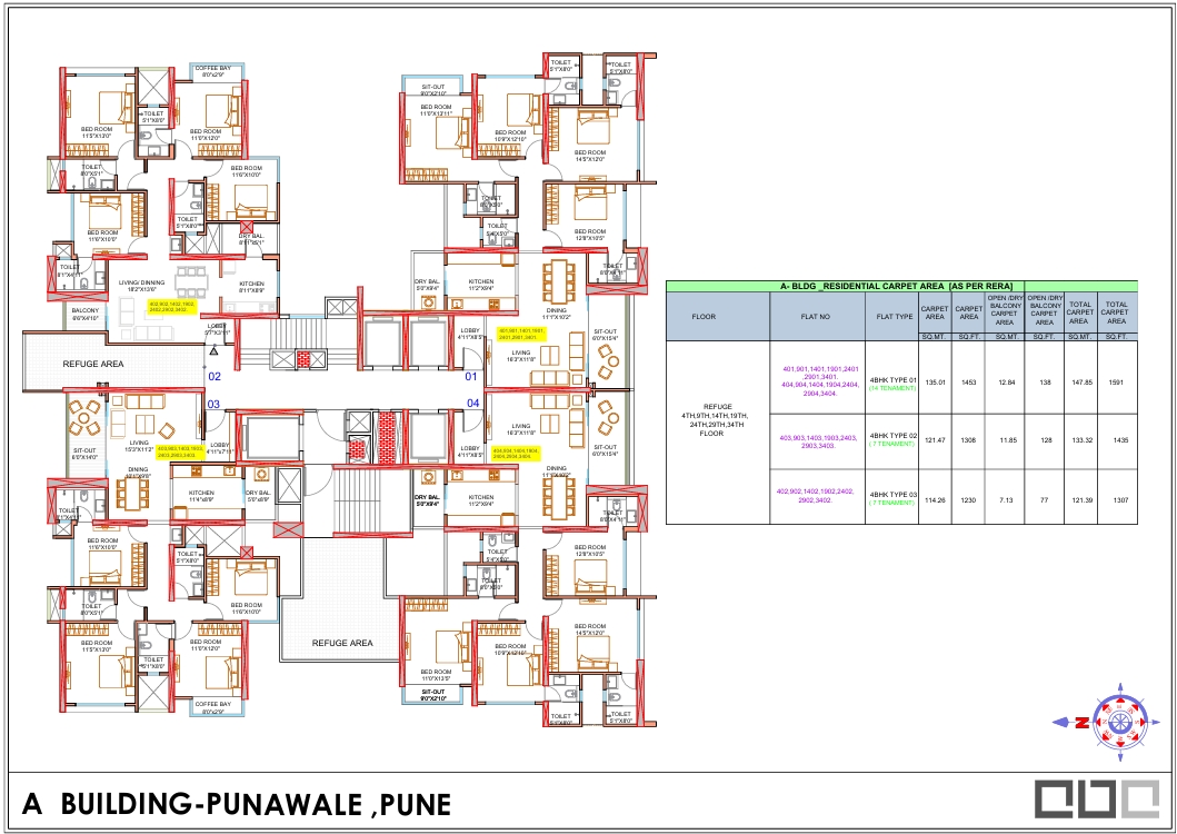 flat for sale in Anp-Autogrph pune - BB building Punawale refuge area
