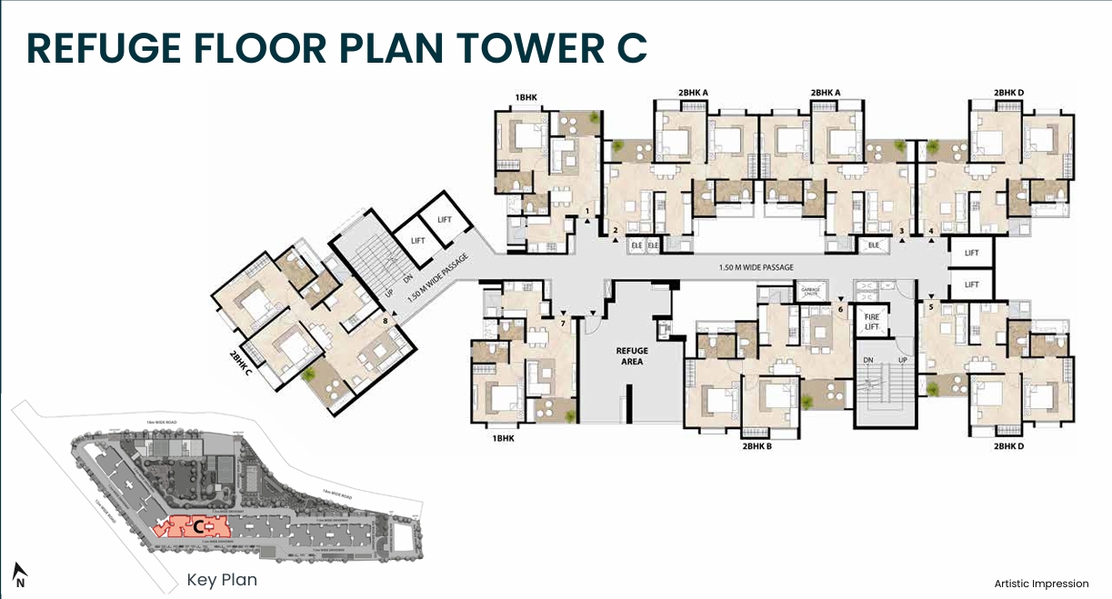 flat for sale in Happinest