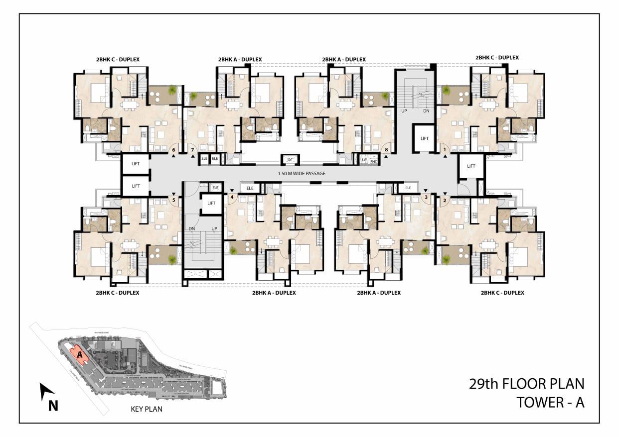 flat for sale in Happinest