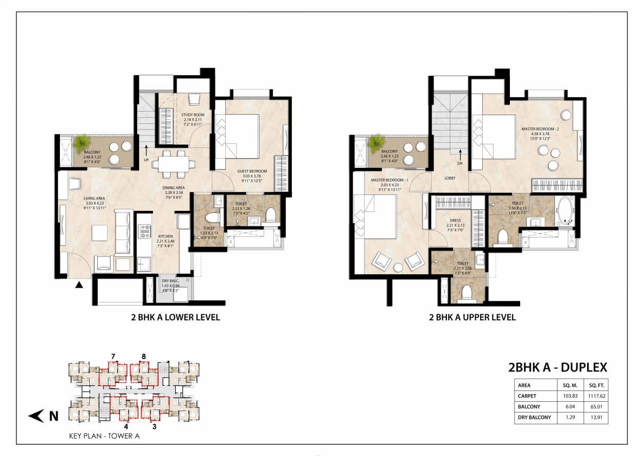 flat for sale in Happinest