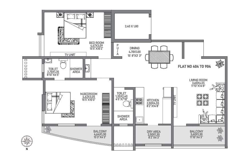 flat for sale in Jhamtani