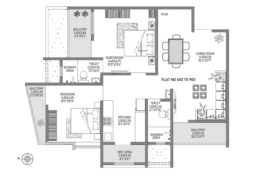 flat for sale in Jhamtani