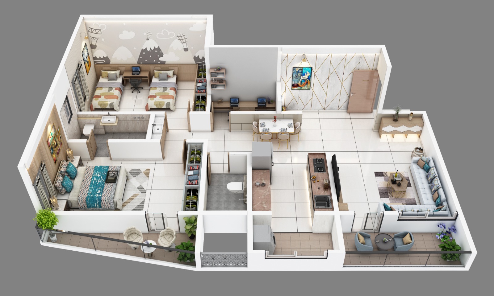 flat for sale in KK-Marks